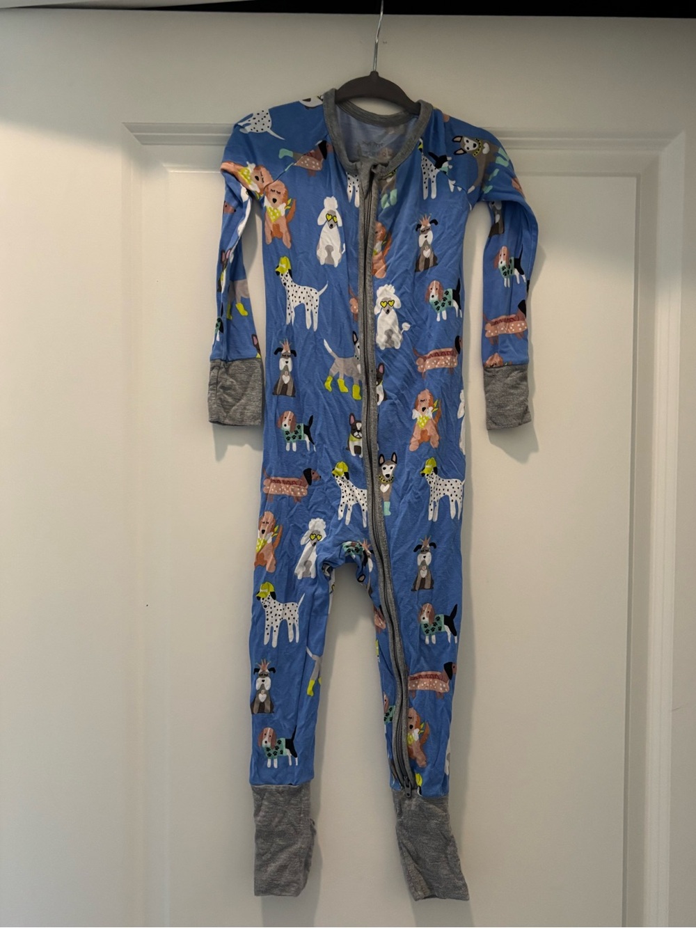 Little Sleepies One-Piece Pajama with Dog Print